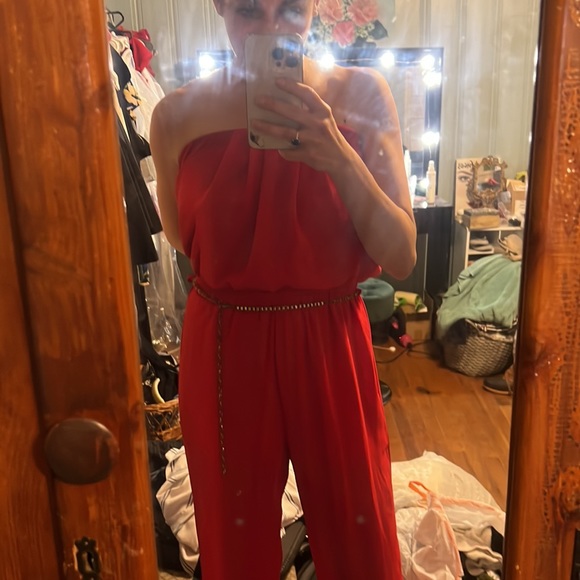 Red jumpsuit - Picture 2 of 2